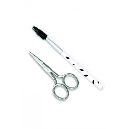 Denco Beautiful Brows Scissors Spoolie 2pk