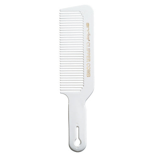 Andis - (12499) Clipper Comb with Handle - White