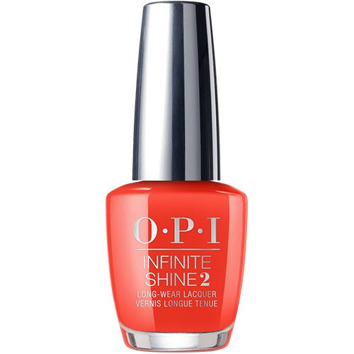 OPI Infinite Shine A Red-Vival City 0.5oz