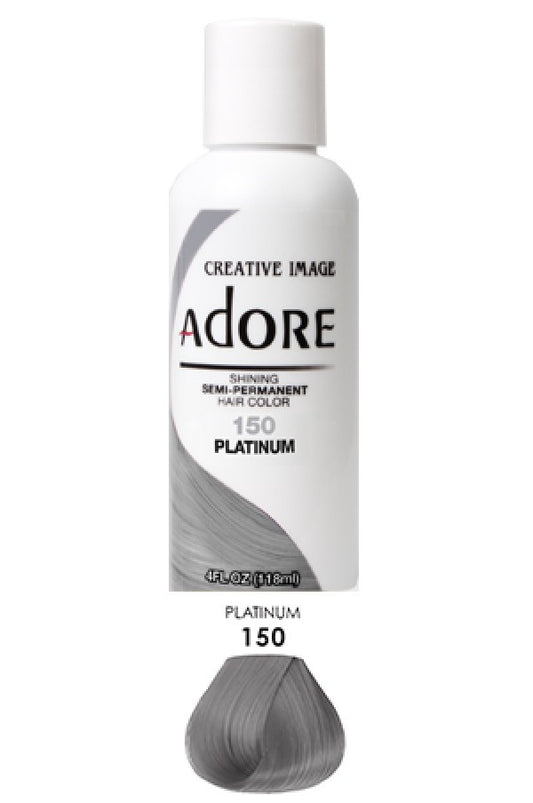 Adore-1 Semi Permanent Hair Color (4 oz)- 150 Platinum