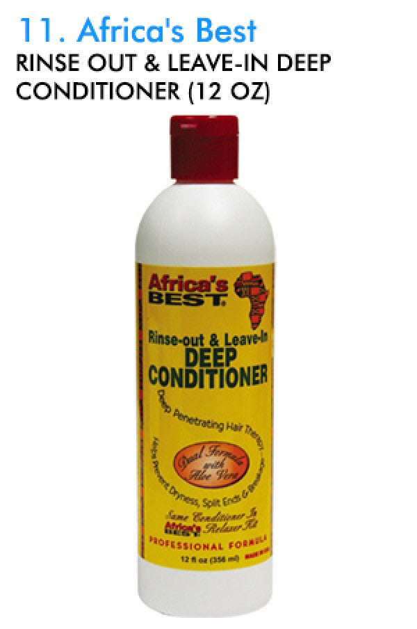 Africa's Best-11 Rinse Out & Leave-In Deep Conditioner (12 oz)