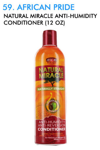 African Pride-59 Natural Miracle Anti-Humidity Conditioner (12 oz)