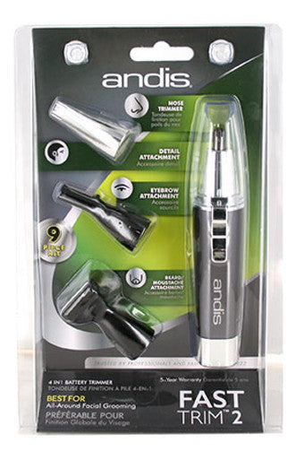 Andis-22720 4 IN 1 Battery Multi-Head Nose Trimmer