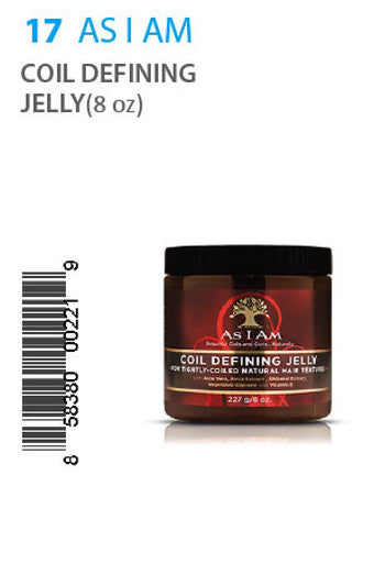 As I Am-17 Coil Defining Jelly (8oz)