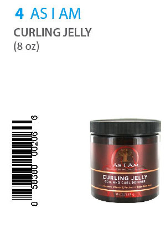 As I Am-4 CURLING JELLY (8 oz)