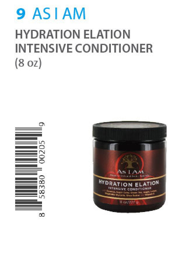 As I Am-9 Hydration Elation Intensive Conditioner(8oz)