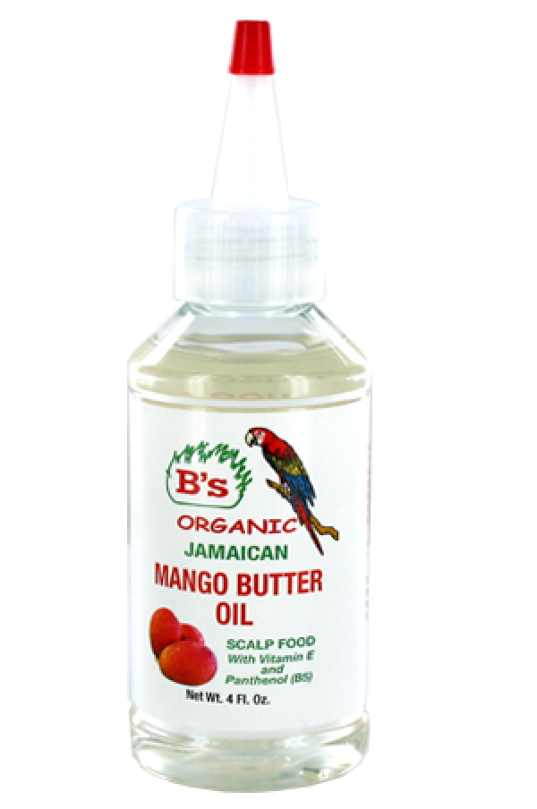 B's Organic-1 Mango Butter Oil _ Scalp Food (4oz)