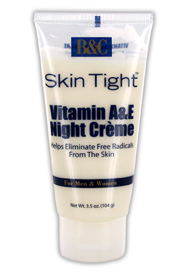 B&C Skin Tight-7  Vitamin A & E Night Creme (4oz)