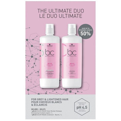 BC Bonacure pH 4.5 Color Freeze Silver 2pk 33.8oz