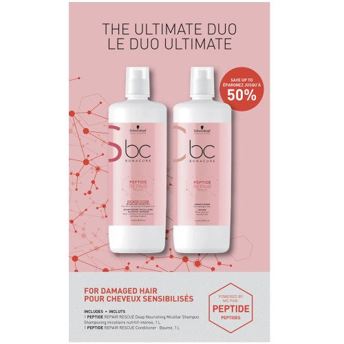 BC Bonacure Peptide Repair Rescue 2pk 33.8oz