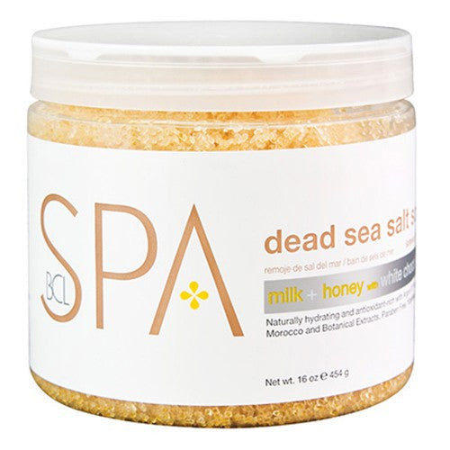 BCL Spa Milk & Honey White Chocolate Salt Soak 16oz