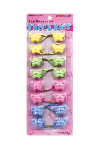 Magic Gold Butterfly (8/pk) BT10 Pastel Mix -pc
