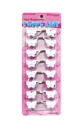 Magic Gold Butterfly (8/pk) BT1 White -pc