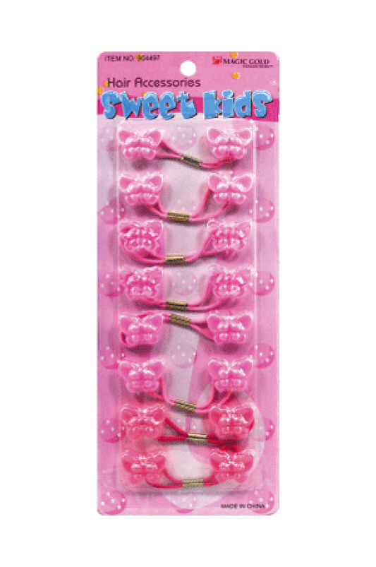 Magic Gold Butterfly (8/pk) BT7 Pink Mix -pc