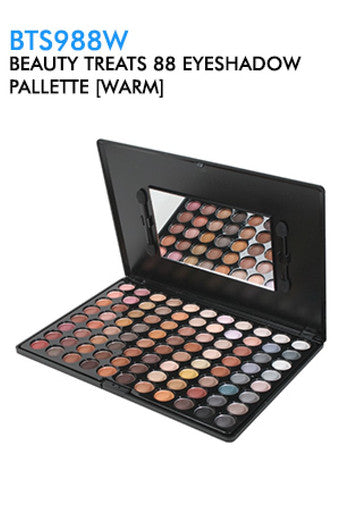 BTS988W-23 Beauty Treats 88 Eyeshadow Pallette Warm