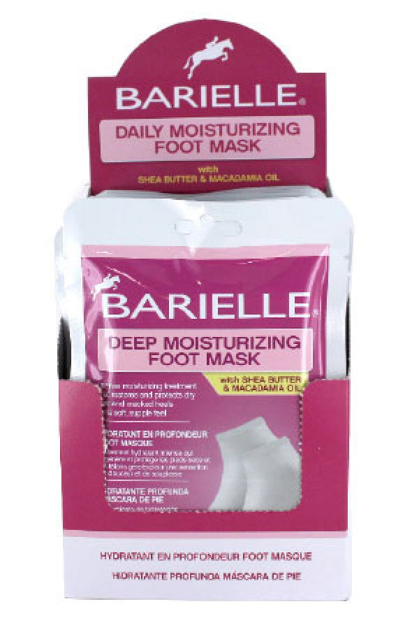 Barielle Daily Moisturizing Foot Mask (1 Set of Socks) -pk