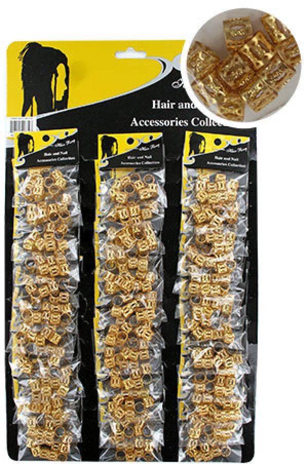 CX6104 Gold Hair & Nail Ring Bead -Large (36/pk)