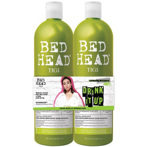 Bed Head Re-energize Tween 25oz 2pk