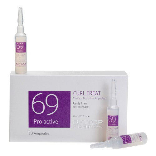 Biotop Professional 69 Pro Active Curly Curl Treatment Ampoules 10pk