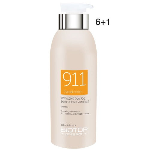 Biotop Professional 911 Quinoa Shampoo 16.9oz Year Round Offer 6+1