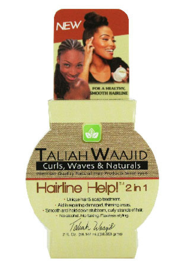 Taliah Waajid-34 Black Earth Curls,Waves & Naturals Hairline Help -2oz