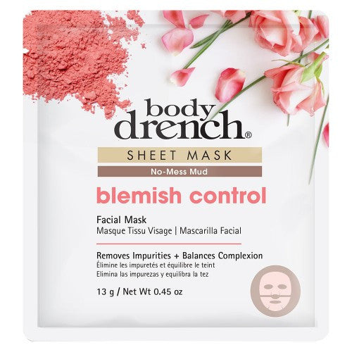 Body Drench Blemish Control No-Mess Mud Sheet Mask