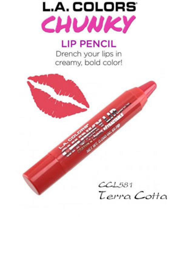 L.A. Colors Chunky Lip Pencil CCL581 Terra Cotta