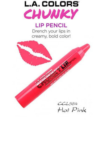 L.A. Colors Chunky Lip Pencil CCL584 Hot Pink