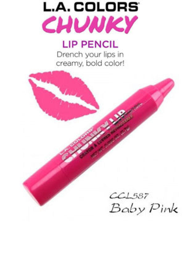 L.A. Colors Chunky Lip Pencil CCL587 Baby Pink