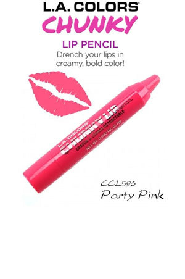 L.A. Colors Chunky Lip Pencil CCL596 Party Pink