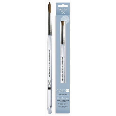 CND - ProSeries Liquid & Powder Round Brush - #8