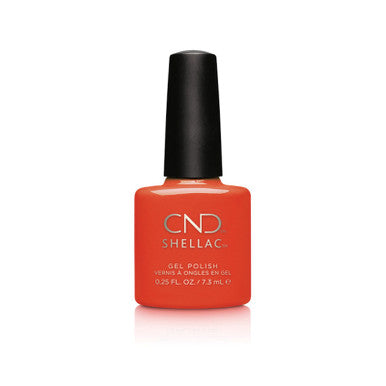 CND - Shellac UV Gel Color - Electric Orange - 7.3ml