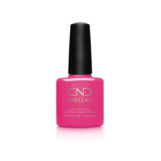 CND - Shellac UV Gel Color - Hot Pop Pink - 7.3ml