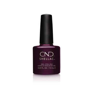 CND - Shellac UV Gel Color - Plum Paisley - 7.3ml