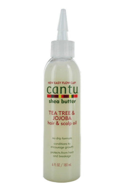 Cantu-25 Shea Butter Tea Tree&Jojoba Hair & Scalp Oil (6 oz)