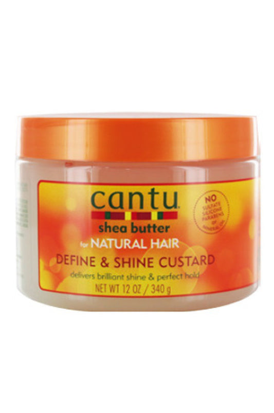 Cantu-27 Shea Butter Natural Hair Define & Shine Custard (12 oz)