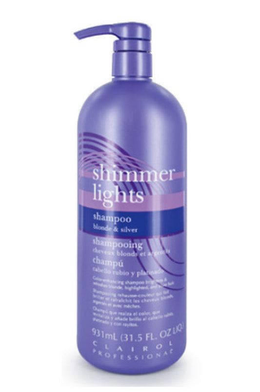 Clairol-10 Shimmer Lights Shampoo Blonde & Silver (31.5 oz)