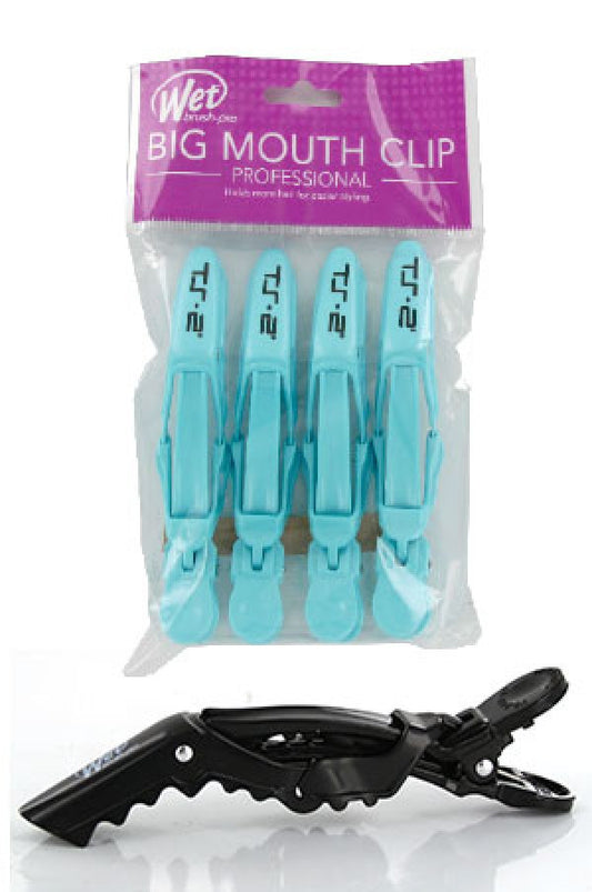 SS405-BU Wet Big Mouth Clip (4/pk, Bombshll Blue) -pc