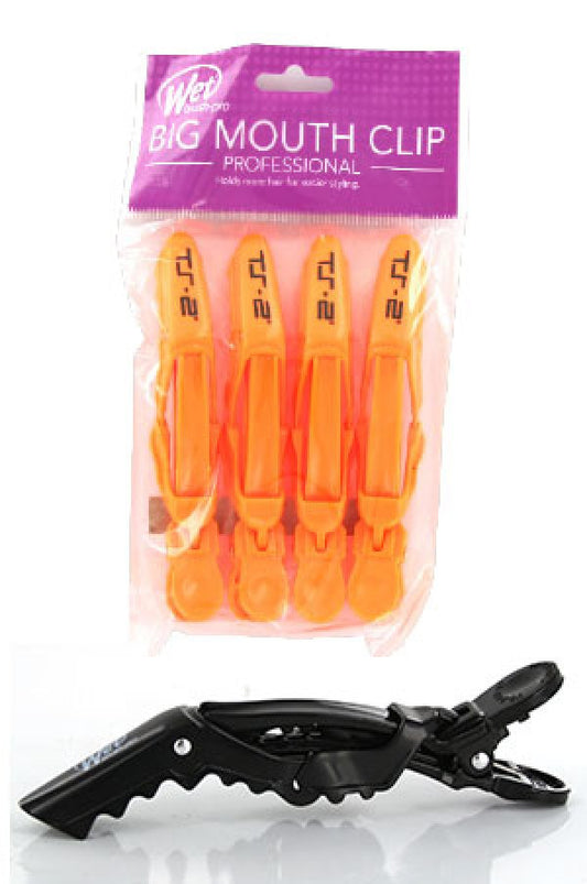 SS405N-OR Wet Big Mouth Clip (4/pk, Crmsicl Orange) -pc