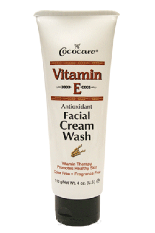 Cococare-21 Vitamin E Antioxidant Facial Cream Wash (4oz)