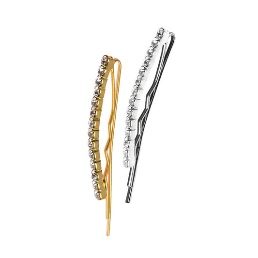 BaBylissPRO - Silver & Gold Crystal Hair Pins