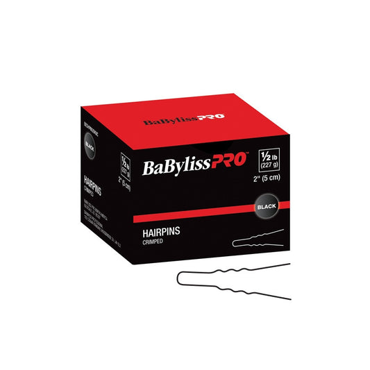 BaBylissPRO - 2 Crimped Hair Pin - Black - 1/2lb