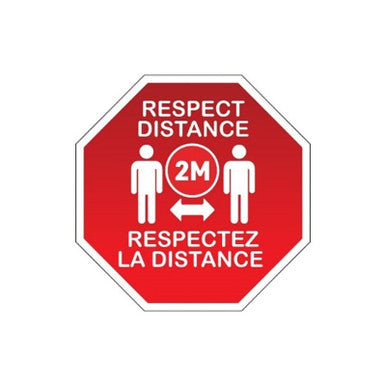 BaBylissPRO - Signalétique au sol - Respect des distances