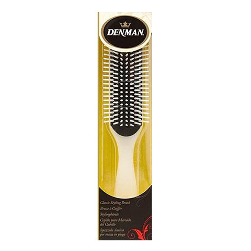 Denman - 7-Row Classic Styling Brush - All White