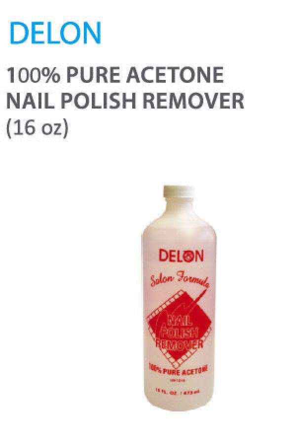 Delon-6 100% Aceton Nail Polish Remover (16oz)