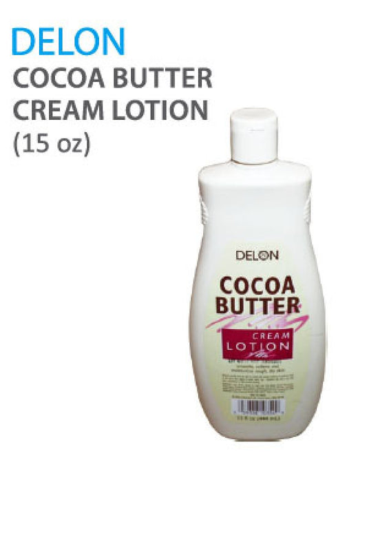 Delon-8 Cocoa Butter Cream Lotion (15oz)