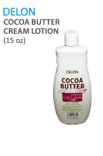 Delon-8 Cocoa Butter Cream Lotion (15oz)