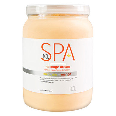 BCL Spa - Crème de massage mandarine et mangue - 64oz