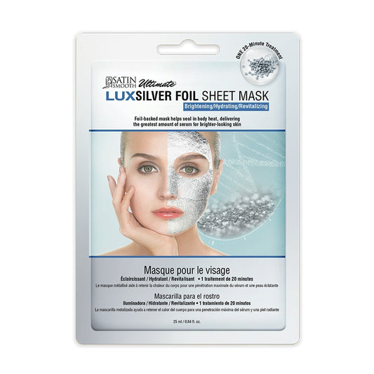 Satin Smooth - LuxSilver Foil Mask Single Pack