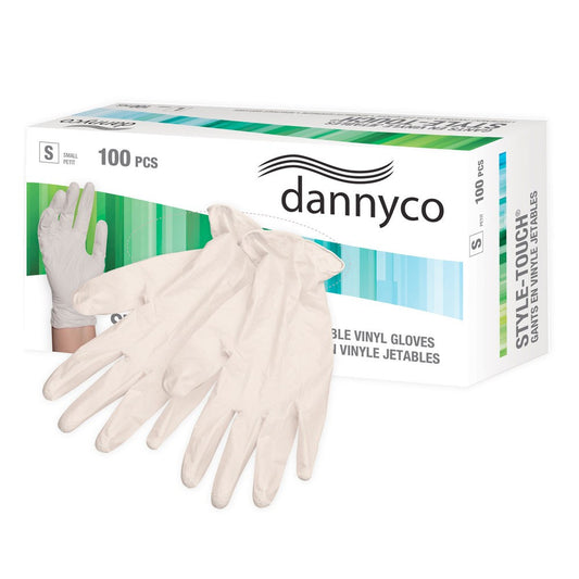 Dannyco Style Touch Vinyl Gloves 100pk